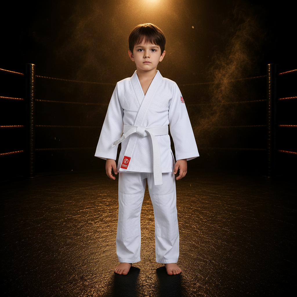 Kids Brazilian Jiu Jitsu Gi Uniform Set White