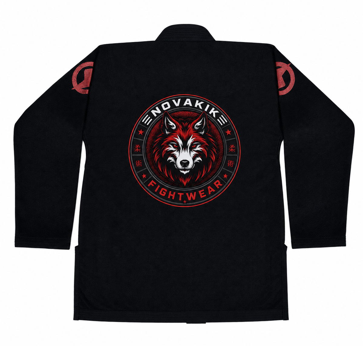 Novakik BJJ GI with White Belt - Black - BJJ Gi - in training