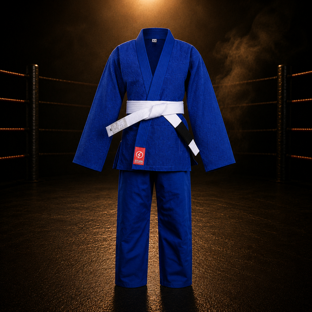 Kids Brazilian Jiu Jitsu Gi Uniform Set Blue