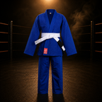 Kids Brazilian Jiu Jitsu Gi Uniform Set Blue