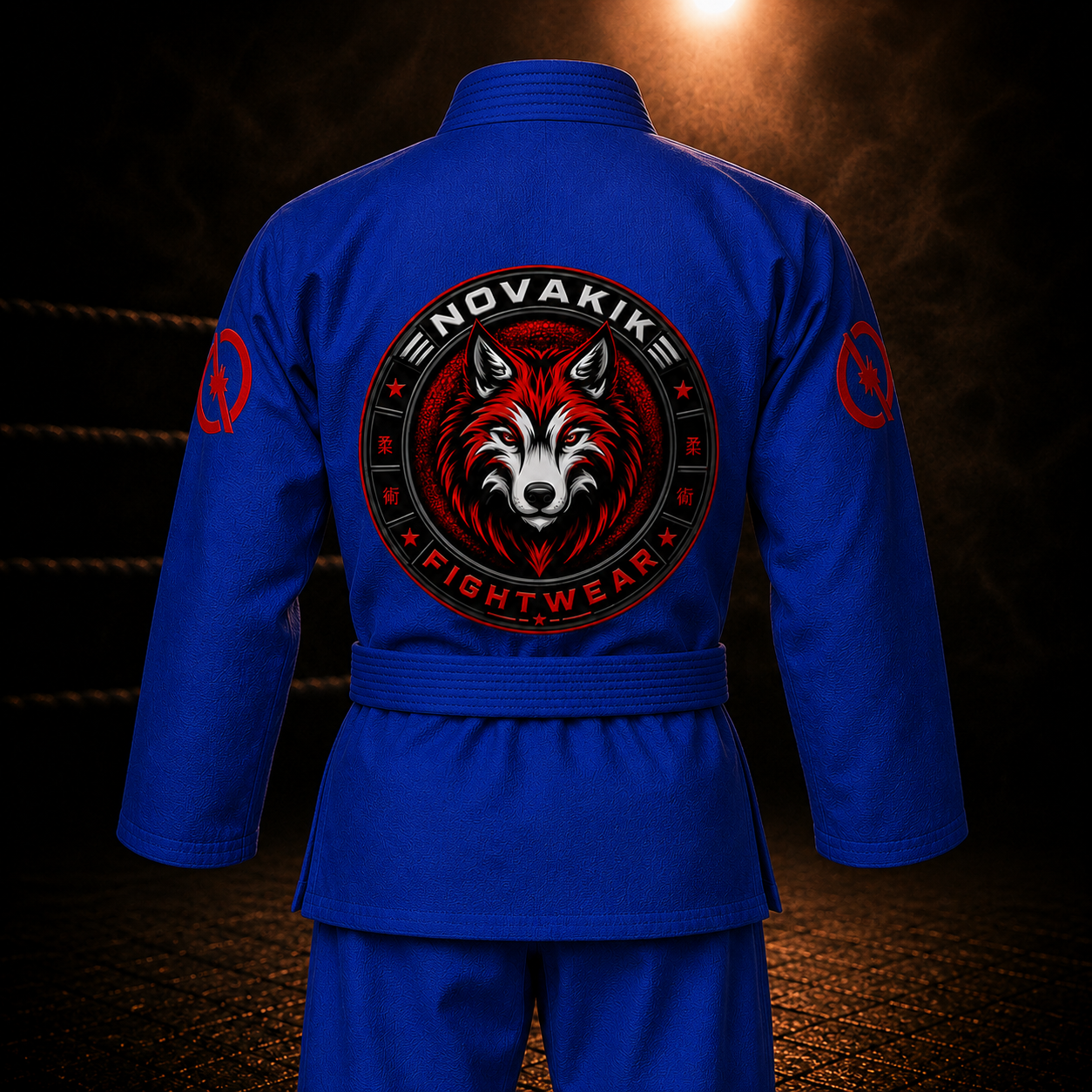 Novakik BJJ GI with White Belt  – Blue