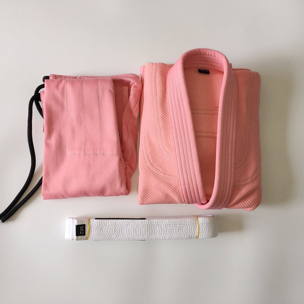 Women's Pearl Weave BJJ Gi Set with White Belt