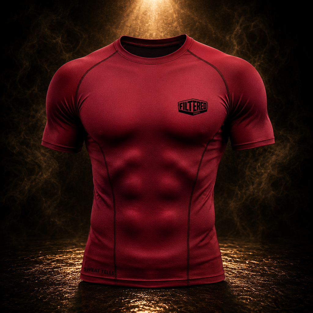 FILTERED Sweat Tells Athletic Compression Wear
