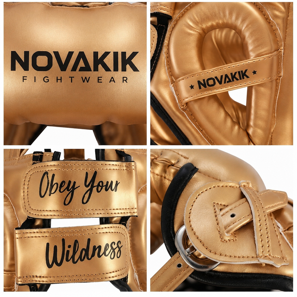 Novakik  Boxing Headgear with Nose Bar