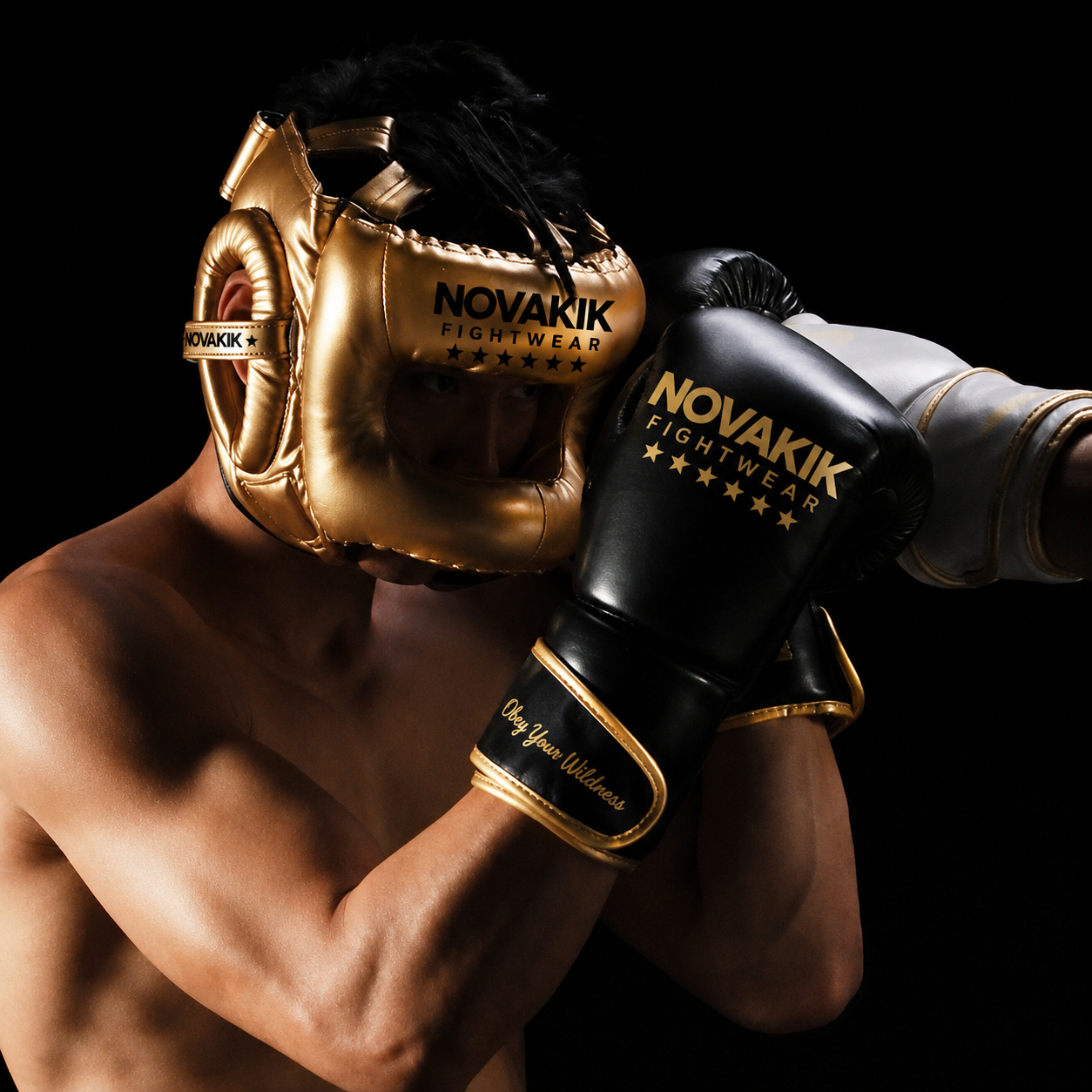 Novakik  Boxing Headgear with Nose Bar