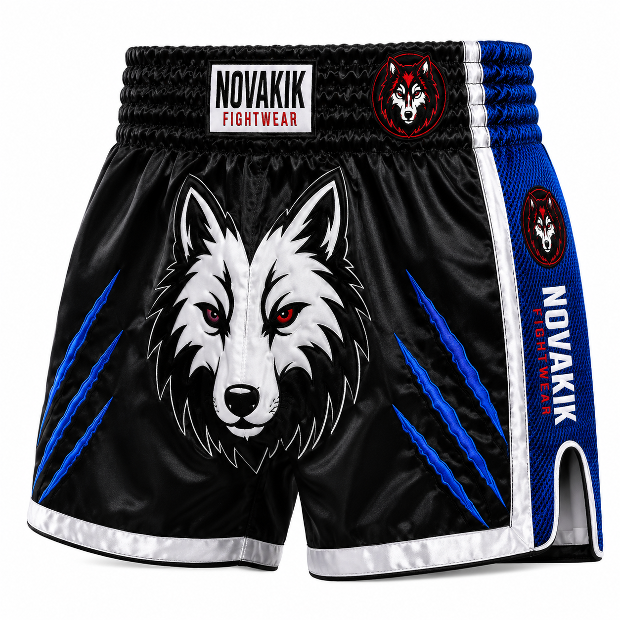 Novakik Boxing Shorts - Black Blue