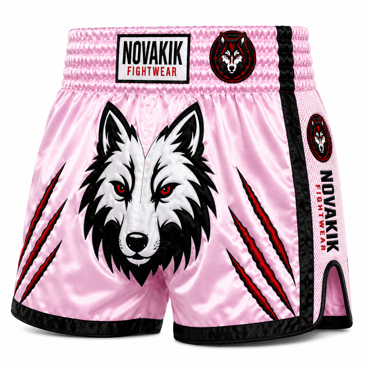 Novakik Boxing Shorts - Pink Black