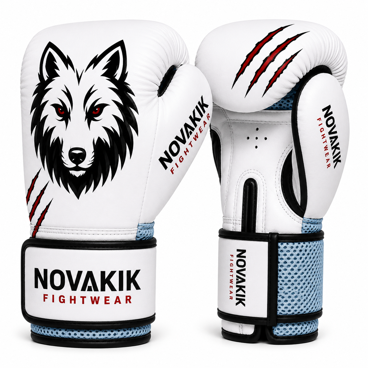 Novakik Boxing Gloves - White Ice