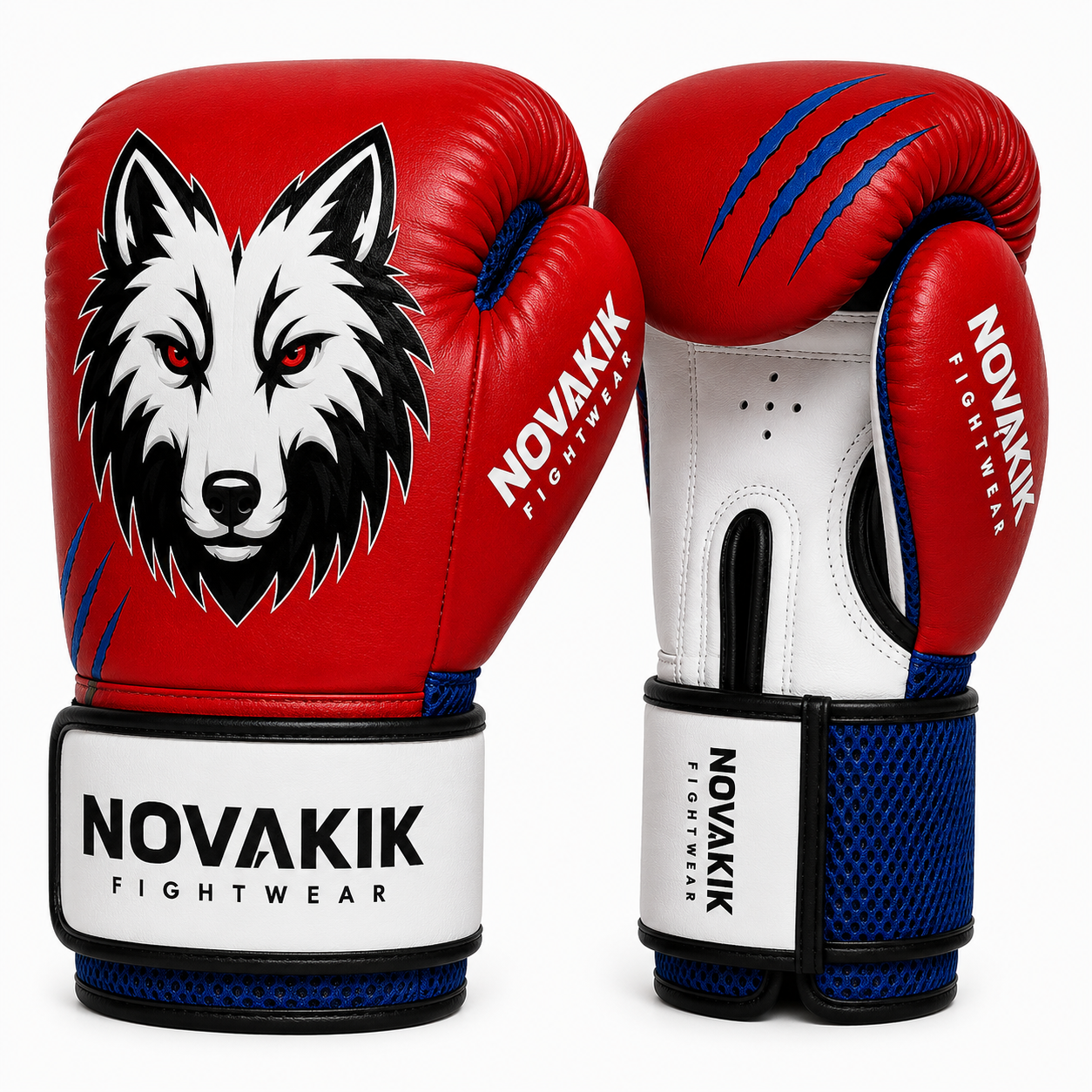 Novakik Boxing Gloves - Red Blue