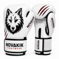 Novakik Boxing Gloves - White Black