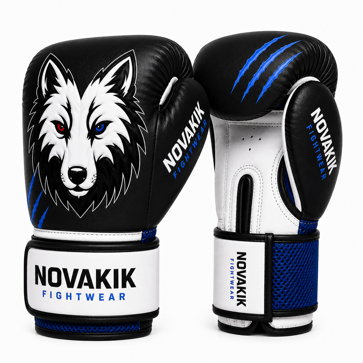 Novakik Boxing Gloves - Black Blue
