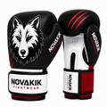 Novakik Boxing Gloves - Black Red