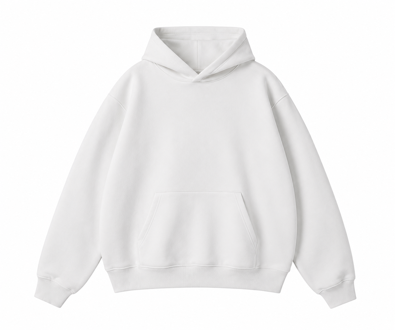 Novakik Solid Hoodies - White
