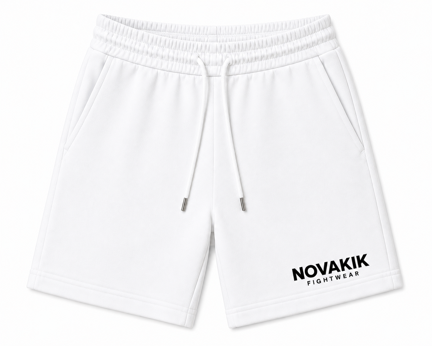 Novakik Printed Shorts - White
