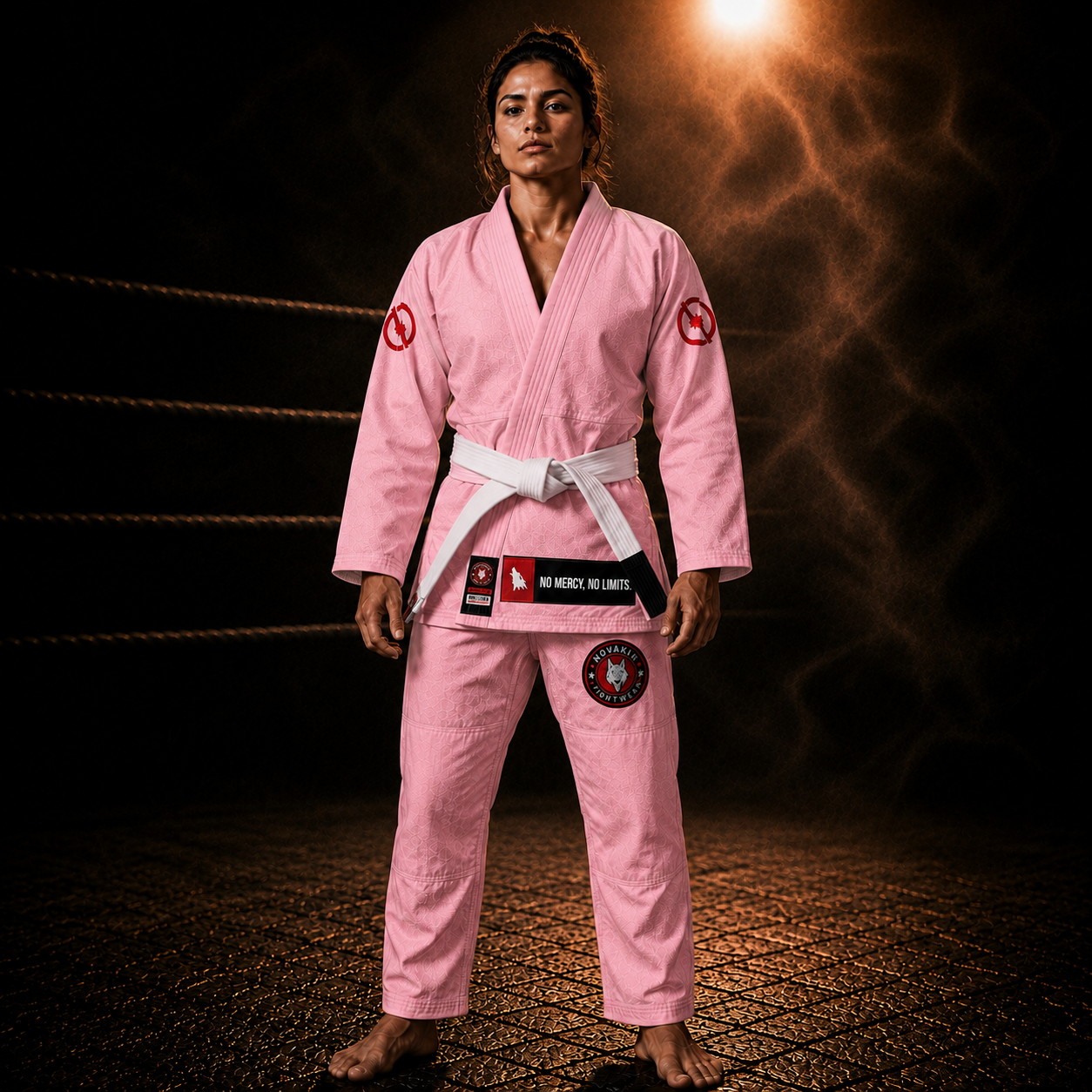 Women's Pearl Weave BJJ Gi Set with White Belt