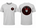 Novakik Logo Printed T-Shirt - Light Gray