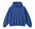 Novakik solid Zip-Up Jacket - Blue