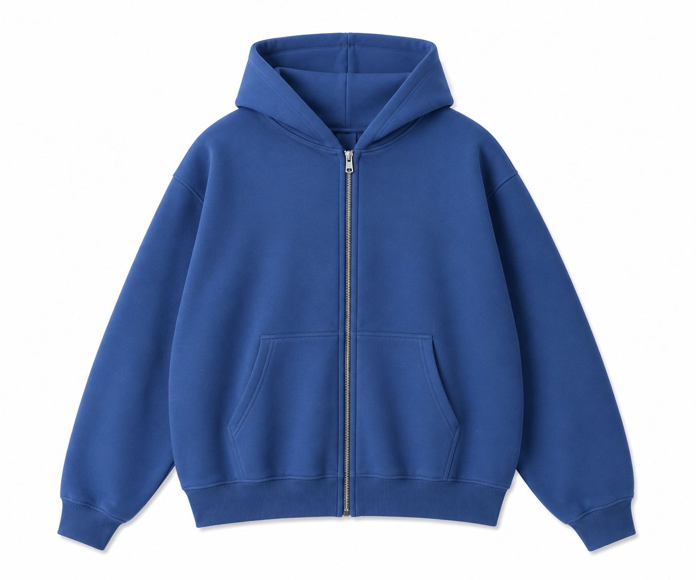 Novakik solid Zip-Up Jacket - Blue
