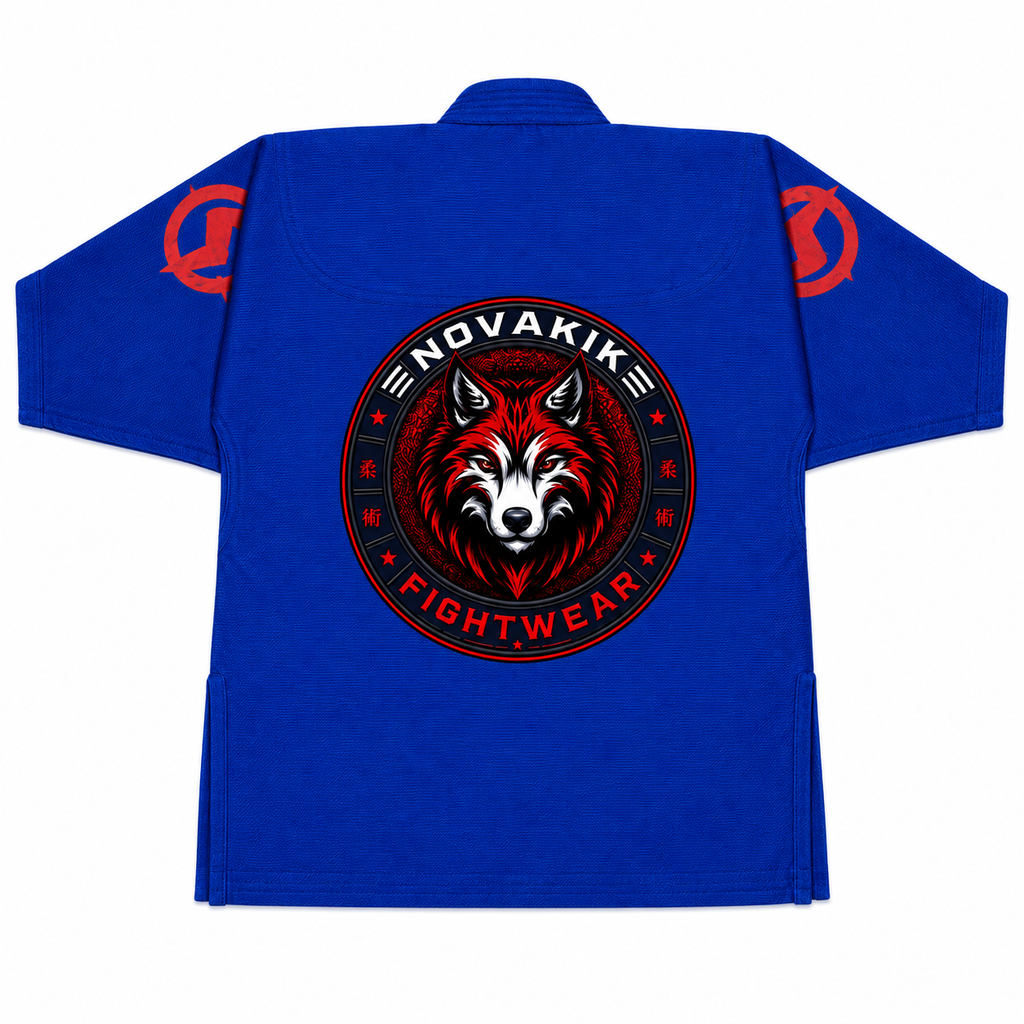 Novakik BJJ GI with White Belt  – Blue