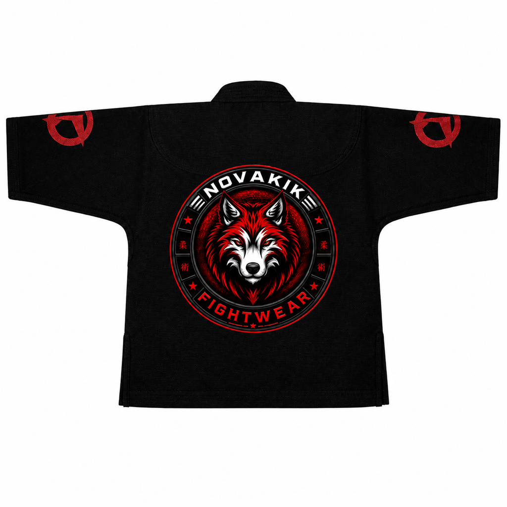 Novakik Women's BJJ GI with White Belt – Black - BJJ Gi - in training