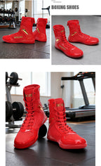 Boxing Shoes High-Top Training Boots