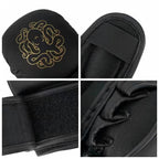 Black Deep Fear Boxing Gloves with Wrist Support