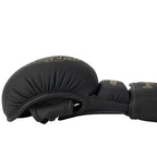 Black Deep Fear Boxing Gloves with Wrist Support