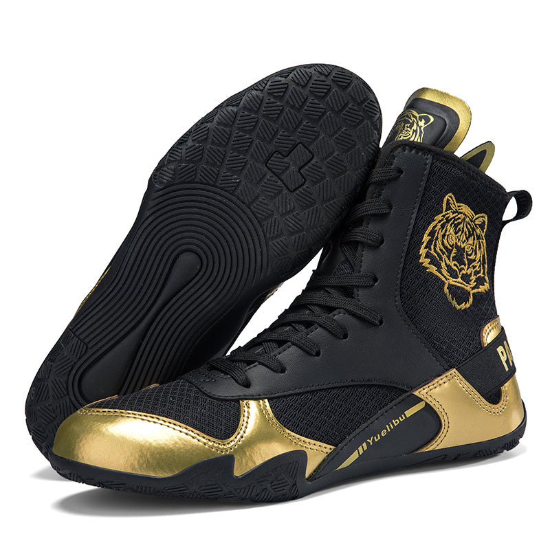 Tiger High-Top Boxing Shoes