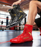 Boxing Shoes High-Top Training Boots