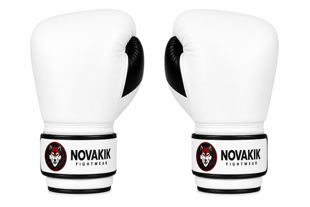 Novakik Premium Boxing Gloves - White