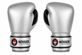Novakik Premium Boxing Gloves - Silver