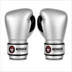 Novakik Premium Boxing Gloves - Silver