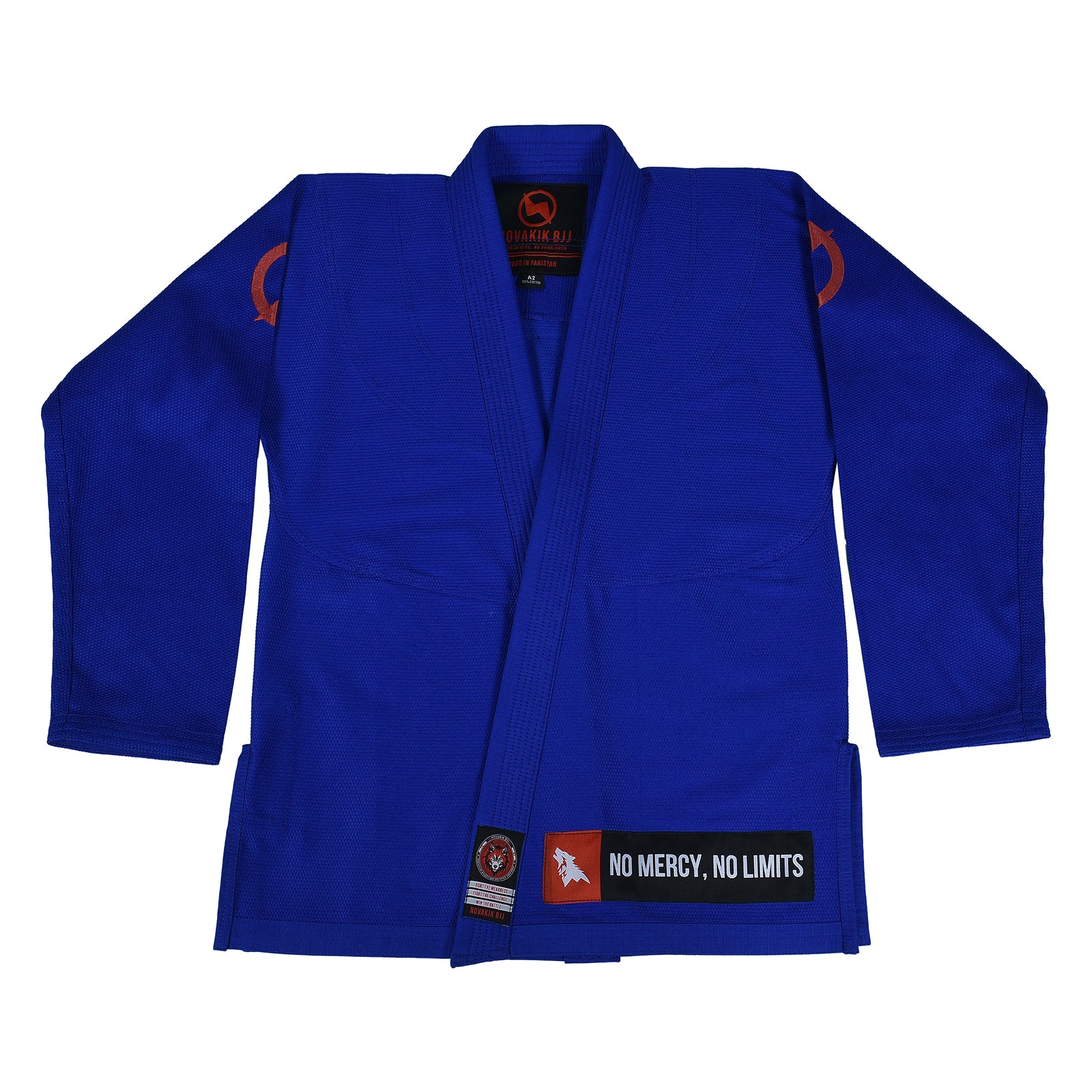 Novakik BJJ GI with White Belt  – Blue Alpha Series 450 GSM Kimono Jiu Jitsu Uniform