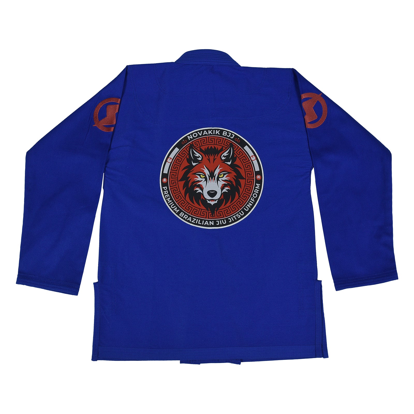 Novakik BJJ GI with White Belt  – Blue Alpha Series 450 GSM Kimono Jiu Jitsu Uniform