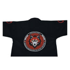 Novakik Kids BJJ GI with White Belt – Black Alpha Series 450 GSM Kimono Jiu Jitsu Uniform