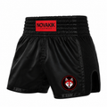 Novakik Plain Boxing Shorts - All Black