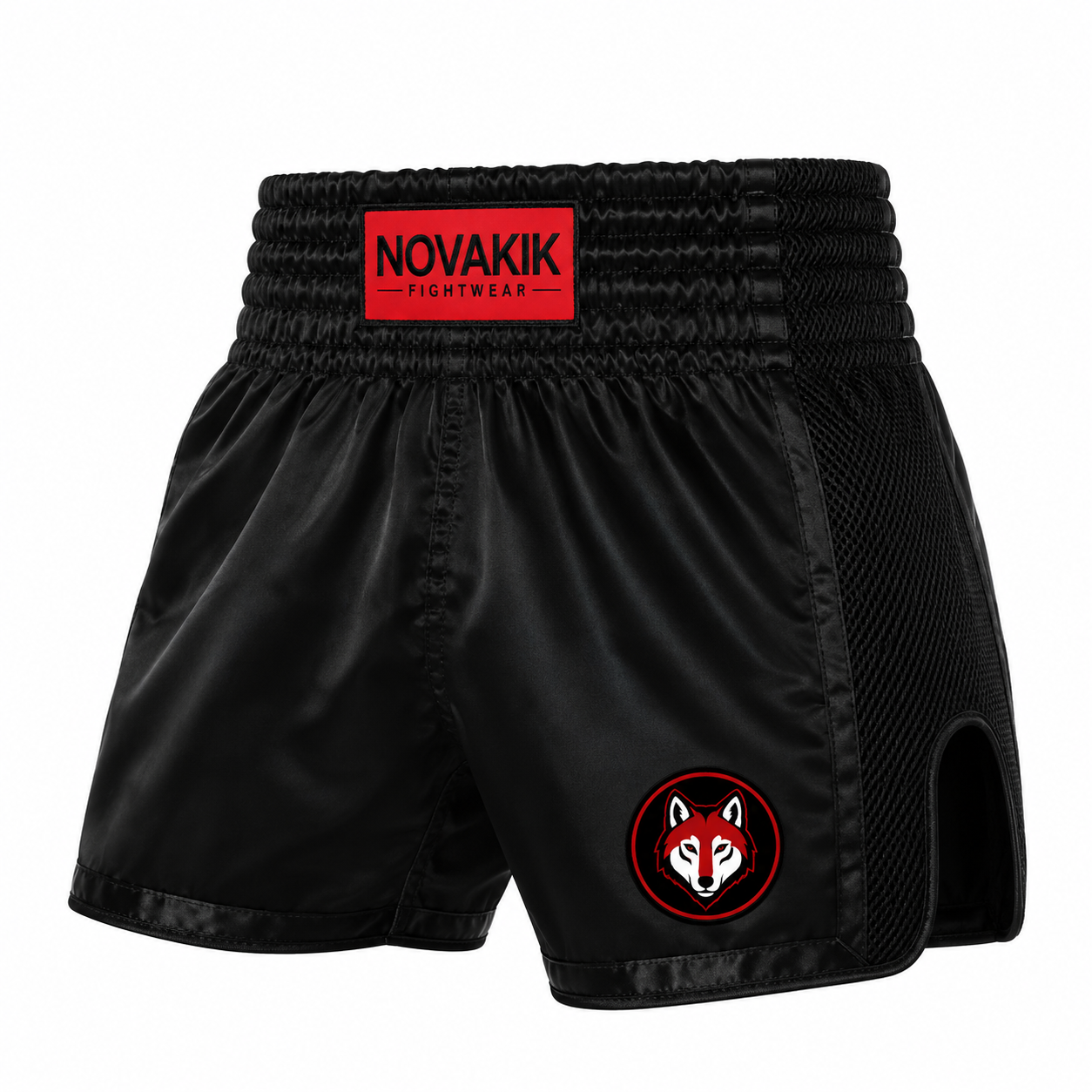 Novakik Plain Boxing Shorts - All Black