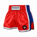 Novakik Plain Boxing Shorts - Red Blue