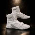 High-Top Boxing Shoes with Strap Support