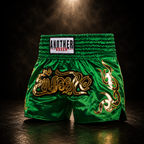 ANOTHER BOXER Golden Flame Muay Thai Shorts